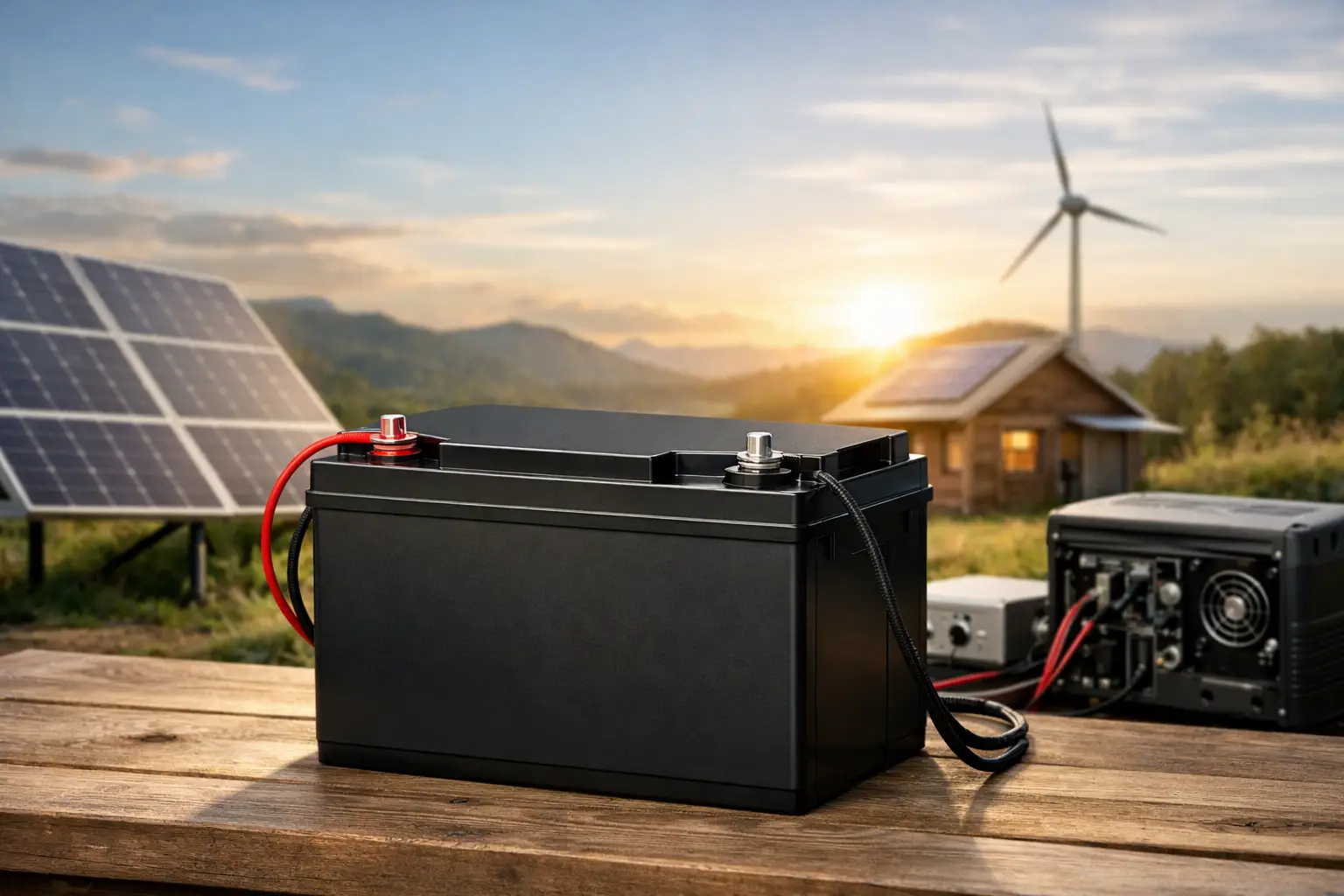 12V 100Ah LiFePO4 Battery for Off-Grid Power